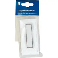 Unitec deurbel drukknop opbouw 1-voudig verlicht deurbel deurbelplaat