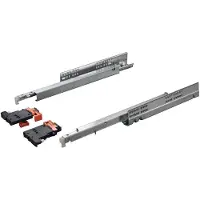 Sotech 1 paar Salice Futura volledig uitschuifbare geleiders UV5-30-K3D-L300-SC, lengte 300 mm, met Smove-demping en 3D-verstelling tot 30 kg