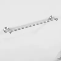 Auralum Max Handdoekhouder - Handdoekrek Badkamer - RVS - 2 Handdoeken - Wandmontage - RVS - 60CM - Zilver