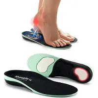 Shoeple Hielspoor Zooltjes - Premium Inlegzolen - Steunzolen Fasciitis Plantaris - Maat 36-38