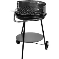 MASTER GRILL MG911 - Kogelbarbecue - 49cm - Staal - Transportwielen