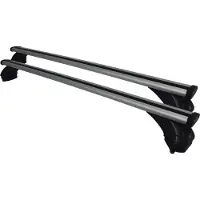 Farad Dakdragers geschikt voor de BMW 1 Coupe E82 vanaf 2007 2 deurs met fixpoints - Aluminium - Hoog laadvermogen 100kg - Wingbar Grijs - Merk