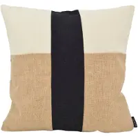 NOVÉE Sierkussen block jute | 45 x 45 cm | katoen