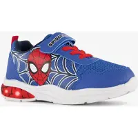 Spider-man Spiderman jongens sneakers blauw met lichtjes maat 33