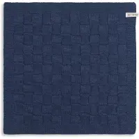 Knit Factory Keukendoek Uni - Jeans - 50x50 cm