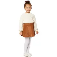 Merry Style WL-010 Kinderen Panty - 60 DEN -Microvezel - Meisjes - Polyamide - Wit - 104-110