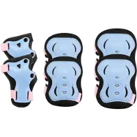 Spokey Scheenbeschermers do Inline Skates Shield Blauw-Roze -- - Maat L