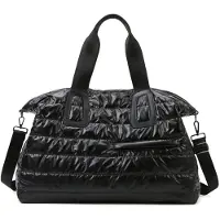 LONGZIMING -Sporttas Reistas - Gym Duffle Bag - Opbergtas - Waterbestendig Ontwerp - Slimme Indeling - Oxford Stof - Ruim & Veelzijdig - 1 Stuk - Zwart