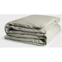 Yumeko Dekbedovertrek Gewassen Linnen 200x200 Groen - Eco, Bio & Fairtrade