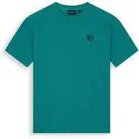 Ballin T-shirt groen Jongens Katoen Ronde hals Effen - maat 152