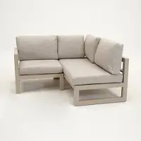 Vita Grosso 2-zits bank R+ hoek beige
