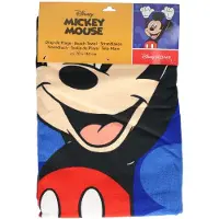 Aymax Mickey Mouse strandlaken - 140 x 70 cm. - badhanddoek - blauw