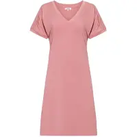 Ten Cate dames V-hals pyjamajurk roze