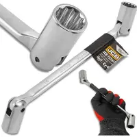 JCB Serie - Dopsleutelset - 16-17 mm - Verchroomd - Ergonomische Handgreep