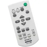 Plus.Parts Afstandsbediening geschikt voor de SONY VPL-PHZ12 beamer, vervangt RM-PJ8 / 1-490-463-11 / 1-490-463-12