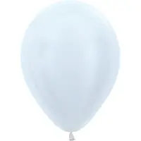 Amscan Sempertex - 30cm standaard ballon - pearl wit 405 - 50 stuks