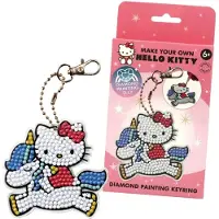 Hello Kitty diamond painting sleutelhanger - creatief speelgoed.