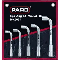 PARD Pijpsleutelset, foudraal, 5-delig