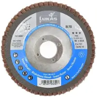Lukas-Erzett A67231250401466 Lamellenschuurschijf Diameter 125 mm Korrelgrootte (num): 40 10 stuk(s)