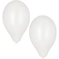 Papstar 100 Ballonnen Ø 25 cm wit