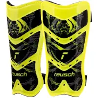 Reusch Scheenbeschermers Voetbal Shinguard Attrakt Lite Geel-Zwart - Maat L
