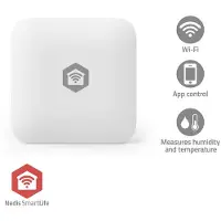 Nedis Smartlife SmartLife Klimaatsensor | Zigbee 3.0 | Batterij Gevoed | Android / IOS | Wit