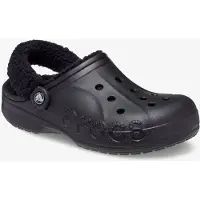Crocs Baya Lined Fuzz Strap dames klompen zwart maat 39/40