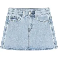 Daily7 Meisjes Rokken Denim Skirt - Lichtblauw - Maat 98