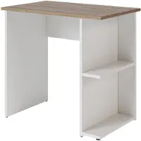 Vicco Simple Bureau – 80 x 50 cm Wit/Kunstnijverheid