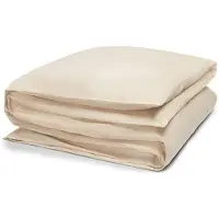 Yumeko Dekbedovertrek Katoensatijn 260x240 Beige - Eco, Bio & Fairtrade