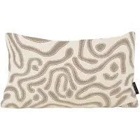 NOVÉE Chenille flow crème kussenhoes | | velvet/polyester