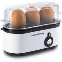DS Produkte Eierkocher für 3 Eier | Egg Boiler mit Eierstecher im Messbecher | Egg Cooker – 3 Härtegrade für deinen Eierbecher | Design Eierkocher klein – spülmaschinenfeste Teile