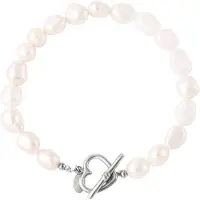 Yehwang Goudlief Armband parel hart - Sluiting - Goud - Stainless Steel - Verkleurt niet - Cadeau - Goudlief.nl