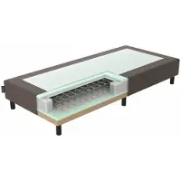 Mörgenn Ideal Boxspring - Losse Box - Luxe Bonellvering - Hotelkwaliteit - Bruin - 60x200 cm - 30cm hoog