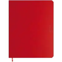 De KEMPEN Notitieboek - Poppy (rood) - 17 x 22 cm - Binnenzijde: blanco