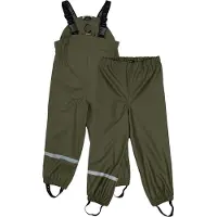 Mikk-Line - Kid's PU Rain Pant - Regenbroek 146, olijfgroen
