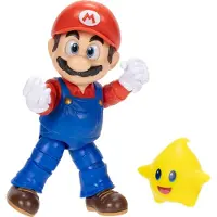 Jakks pacific Super Mario Galaxy Film – 13 cm Figuurserie – Mario-figuur met Luma-ster