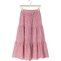 Nono maxi rok paars Meisjes Polyester All over print - maat 146-152