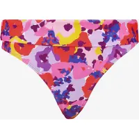 Osaga dames bikinibroekje met bloemenprint multicolor maat M