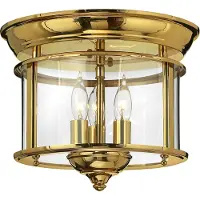 HINKLEY Plafondlamp Gentry, dimbaar, messing / goud, Woon-/ Eetkamer, Messing, Antiek, plafondlamp