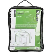 Progarden BBQ hoes | Rechthoekig | 147 x 61 x 112 cm (Zwart, Polyester)