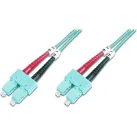 Digitus DK-2522-01/3 glasvezelkabel, SC-Duplex - SC-Duplex, OM3, 1,0 meter