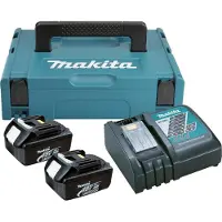 Makita Power Source Kit 18V met 2x BL1830B accu 3,0Ah + DC18RC oplader ( 196693-0 ) + Makpac