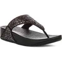FitFlop Lulu multi-tonal glitter toe-post sandals