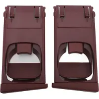 Gistuch 2 stuks bekerhouders voor het dashboard, artikelnummer 25042561-TGK707. Veelzijdig en stijlvol dashboard voor de Hilux Vigo, modeljaren 2005 tot 2015, kleur: bordeauxrood