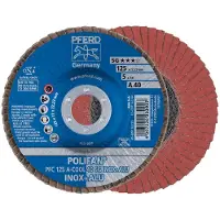 PFERD TOOLS 67756115 A-Cool Sg Inox + Alu Lamellenschijf Diameter 115 mm Boordiameter 22.23 mm Korrelgrootte (num) 60 10 stuk(s)