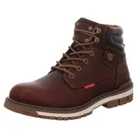 Dockers by Gerli Veterboots kastanjebruin / donkerbruin / rood