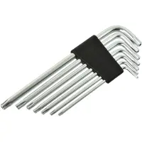GEKO 7-delige lange torxsleutelset - extra bereik en koppel - T10 tot T40