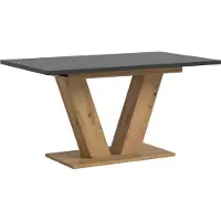 Ebuy24 Uitschuifbare Eettafel Motion Emob - Artisan & Grijs - 150-190x76x90 Cm