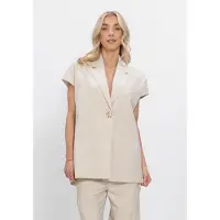 Second female Dames Blazers Blanca Waistcoat - Beige - Maat S